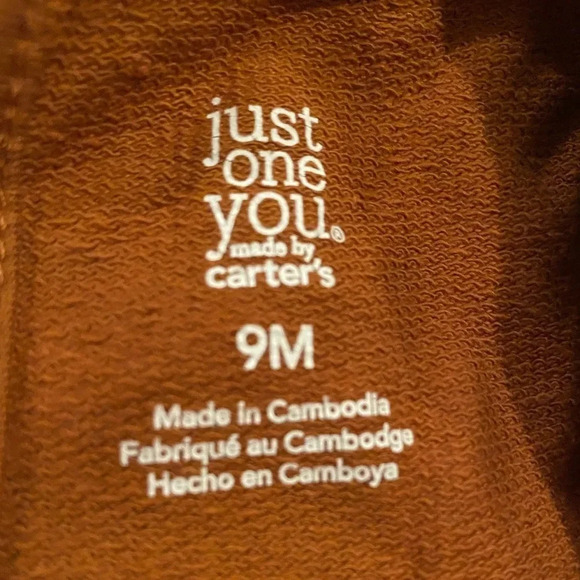 JUST ONE YOU CARTERS GIRLS BABY DRESS SPRING FALL CASUAL HOLIDAY SIZE 9 MONTHS - Picture 3 of 3